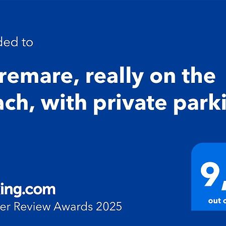 Maremare, Really On The Beach, With Private Parking Savone Extérieur photo